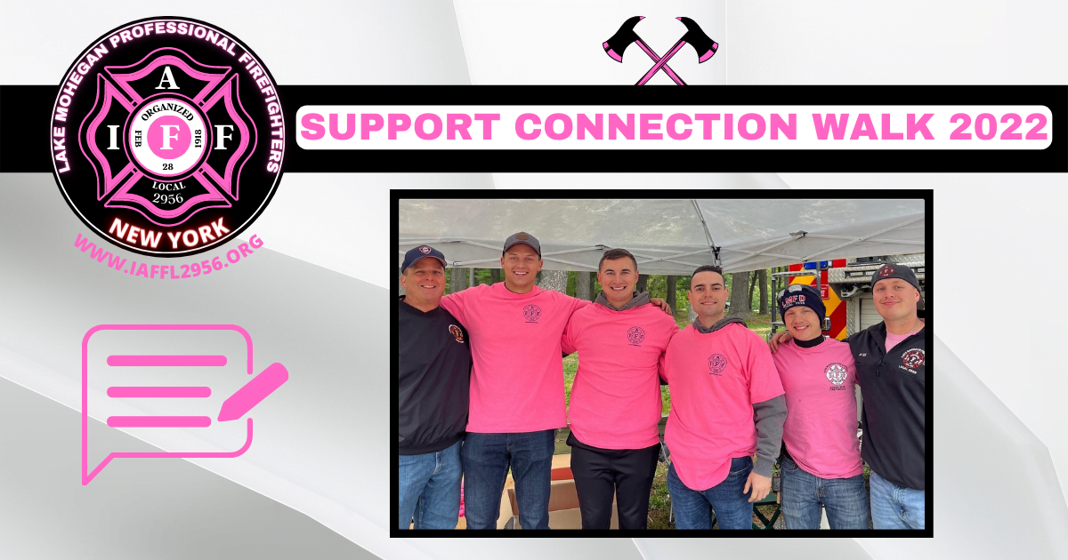 Lake Mohegan Professional Firefighters Support Connection Walk 2022